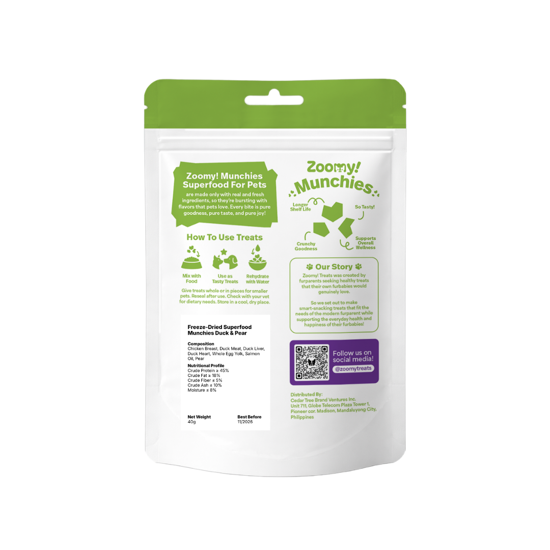 Freeze Dried Superfood Munchies for Dogs and Cats
