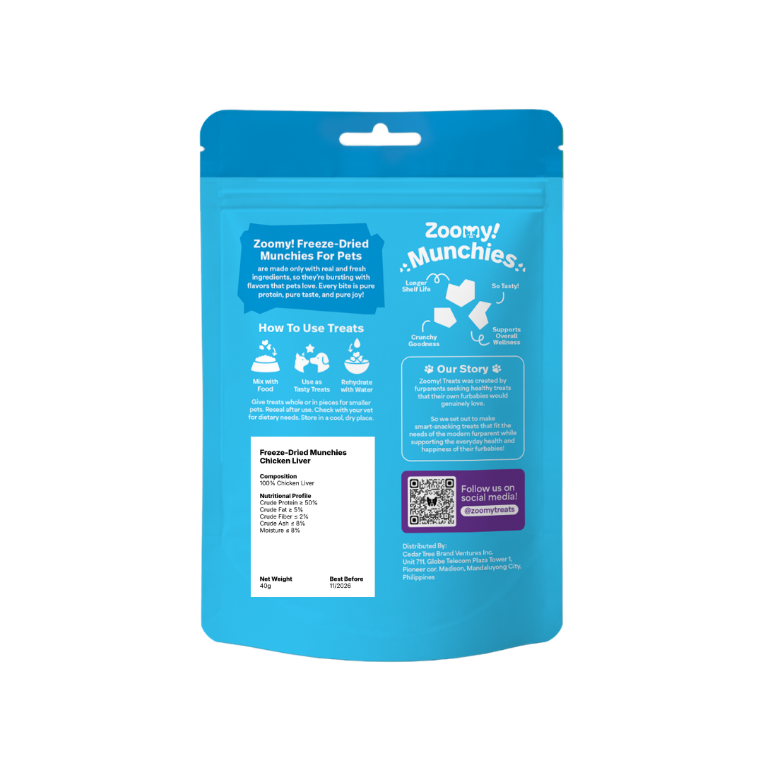 Freeze Dried Munchies | High Protein Treats for Dogs & Cats