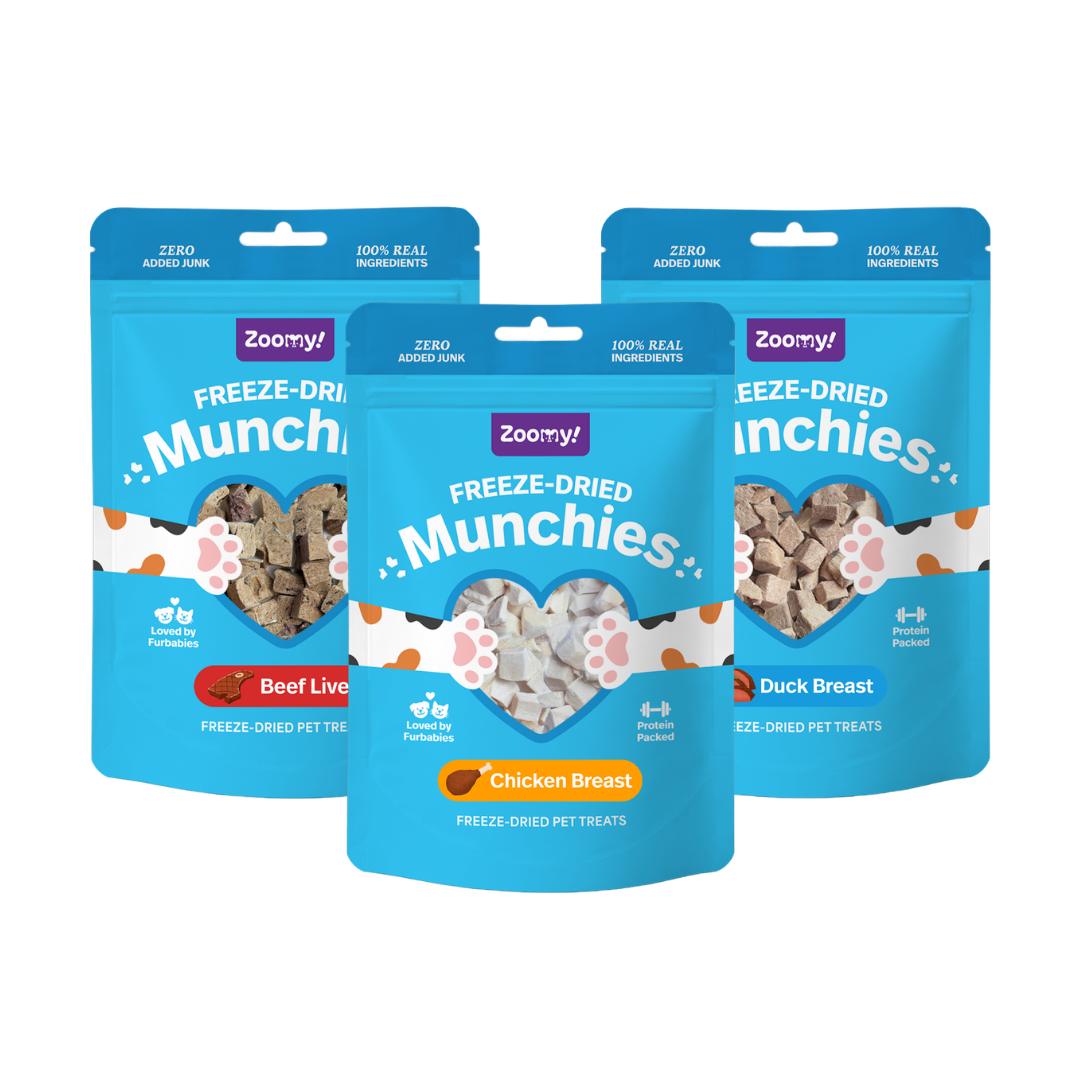 Freeze Dried Munchies | High Protein Treats for Dogs & Cats